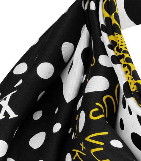 louis vuitton kusama town scarf|Louis Vuitton x Yayoi Kusama Scarves for Women.